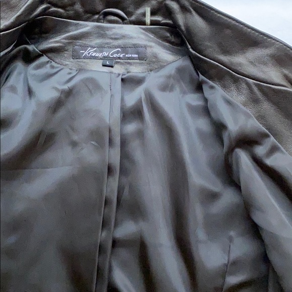 Kenneth Cole 100% leather  jacket - Picture 8 of 10